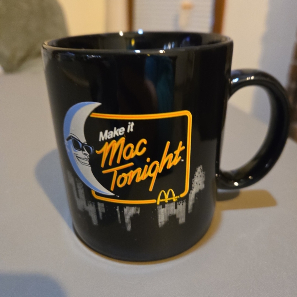 Black McDonald's Mac Tonight Mug